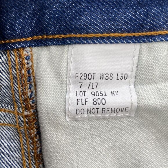 Tyndale Jeans Men's 38x30 Blue F290T Arch Rated Fire Resistant American Workwear - Picture 8 of 16